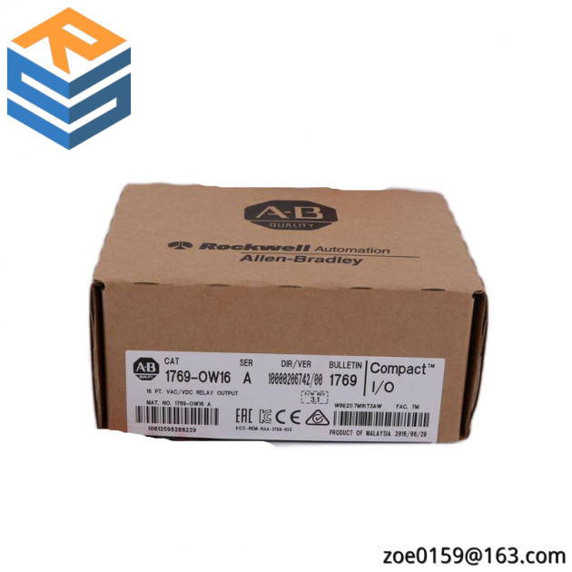 Allen Bradley 1769-OW16 CompactLogix Relay Module - AC/DC Relay Output for Industrial Control Systems
