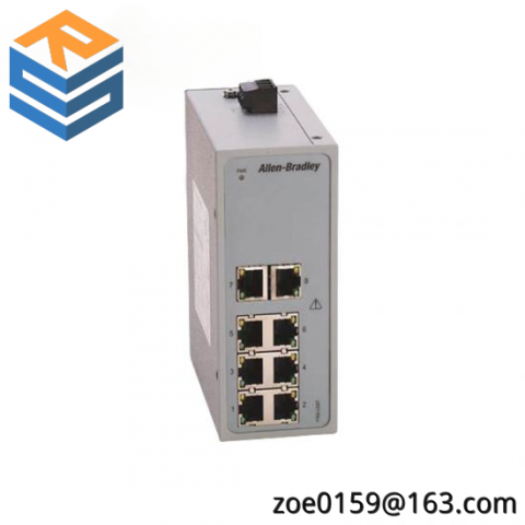 Allen-Bradley 1783-US8T - Unmanaged EtherNet Switch for Industrial Control Systems