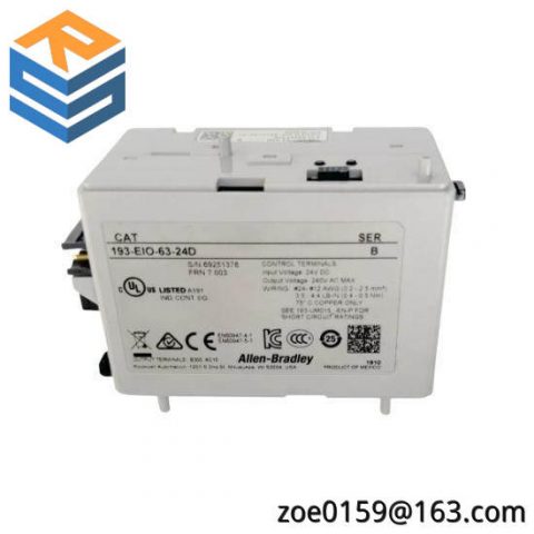 Schneider 193-EIO-63-24D I/O Overload Control Module Relay