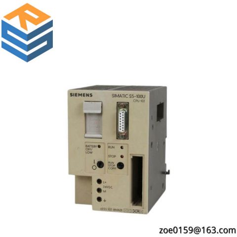 SIEMENS 6ES5102-8MA12 Central Processing Unit - Advanced Control Solutions for Industrial Automation