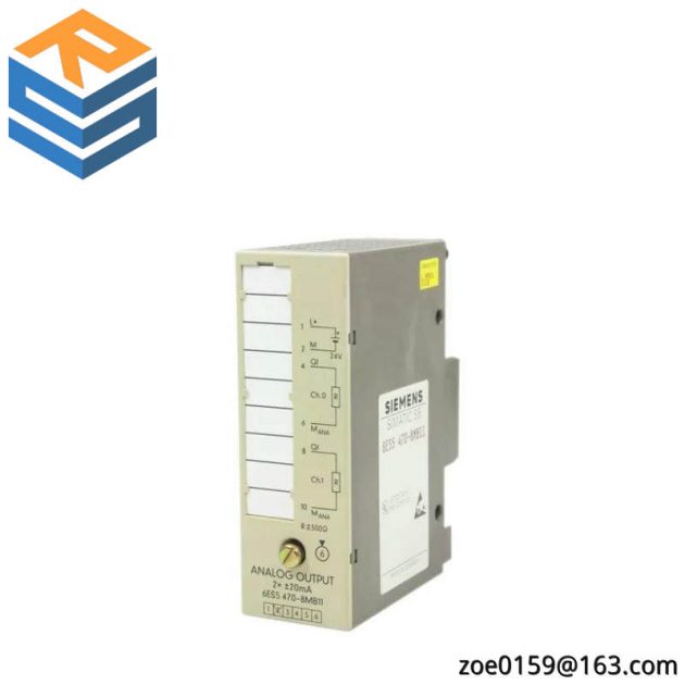SIEMENS S5.470 8MB11 Analog Output Module for Industrial Automation