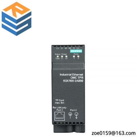 SIEMENS 6GK1 100-2AB00 Optical Media Converter for Industrial Control