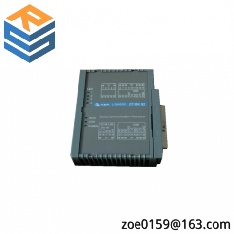 ABB 07MK92 GJR5253300R3161 Serial Communications Processor; Manufacturer: ABB