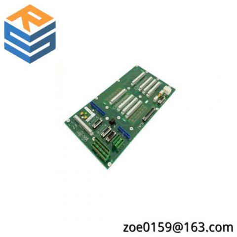 ABB 3HAB6372-001: Industrial Robot Backplane Slot Rack for DSQC330 Modules