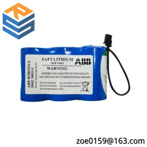 ABB 3HAC16831-1 10.8V | 3HAC13150-1 Battery Pack - Precision & Reliability in Industrial Control