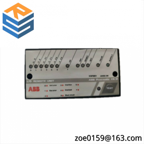 ABB ICSF08D1 Remote Unit: Control and Automation Solutions, Integrated with Precision