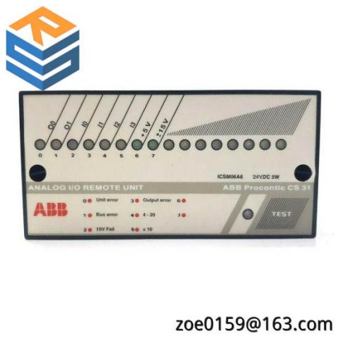 ABB ICSM06A6 Analog I/O Remote Unit - Industrial Automation Innovation