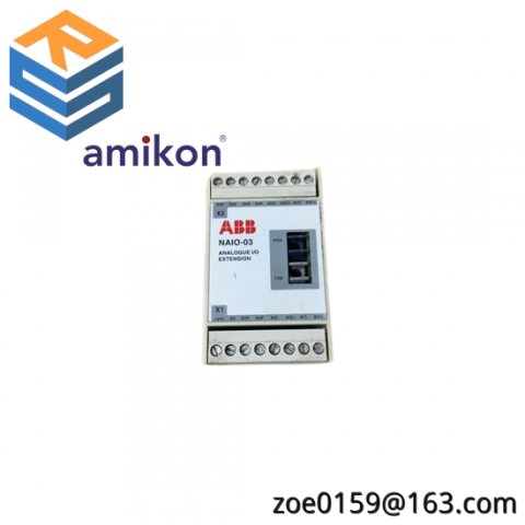 ABB NAIO-03 ANALOGUE IO EXTENSION Module, ABB's Advanced PLC Component for Enhanced Control Performance