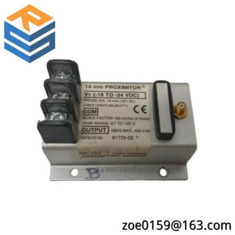 Bently Nevada 81725-02 Proximity Transducer for Industrial Control