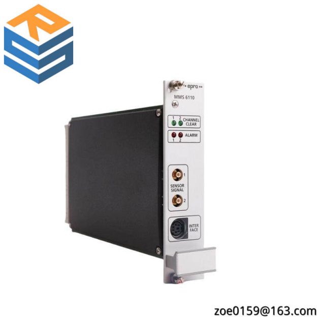 EPRO MMS6110 PLC Power Supply, EPRO Type Designation: PLC, Relative Rotor Vibration Monitor