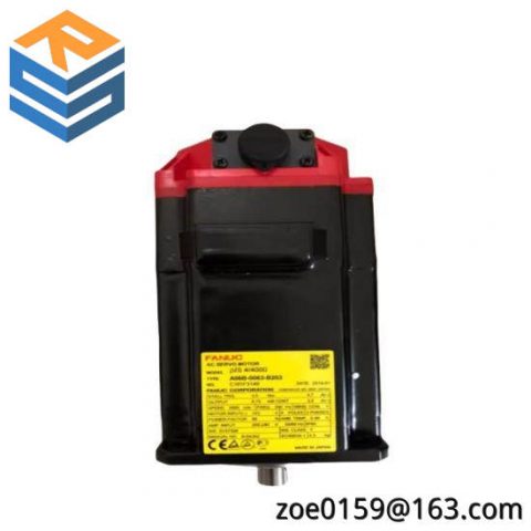 Fanuc A06B-0063-B203 AC Servo Motor, GE Module