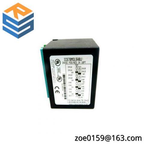 GE FANUC IC670MDL640J: Advanced Input Module for Industrial Control Systems