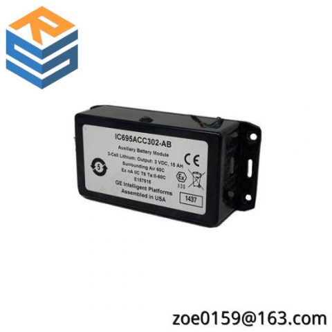GE FANUC IC695ACC302AB Battery Module: High-Performance Power Supply Solution