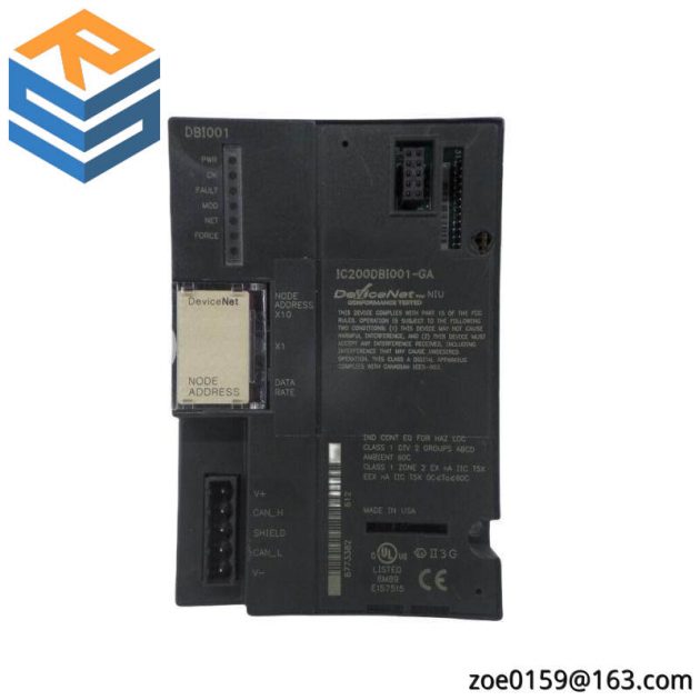 GE Fanuc IC200DBI001 I/O DeviceNet Network Interface Unit