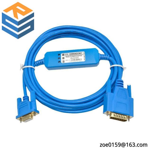GE IC690ACC901 Direct Replacement Cable for Industrial Control Systems