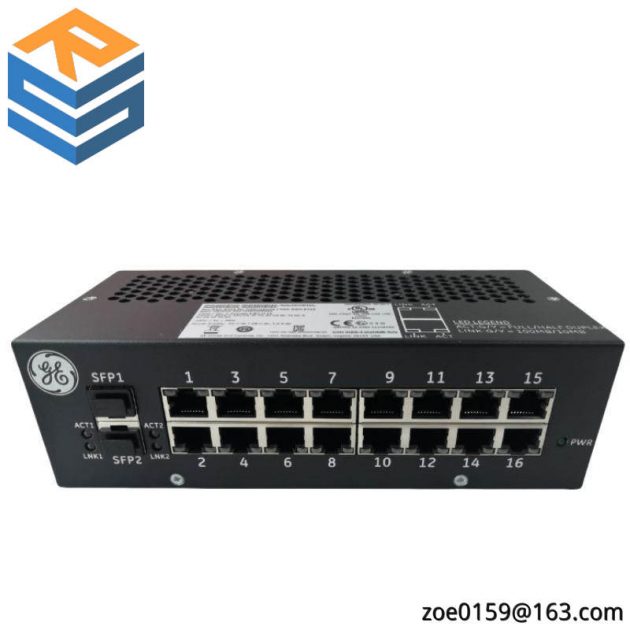 GE IS420ESWBH1A: Industrial Ethernet Switch for Mark VIe Series