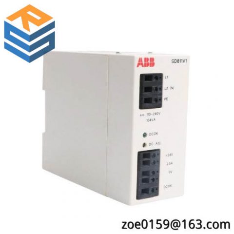ABB SD811V1 Power Supply Module, 3BSC610044R1 - Advanced Industrial Control Solution