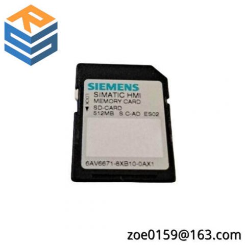 Siemens 6AV6 671-8XB10-0AX1 - Industrial SD Memory Card for Automation Solutions