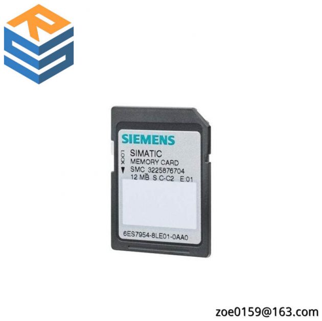 SIEMENS 6ES7954-8LE03-0AA0 Micro Memory Card, Designed for Efficient Control Systems