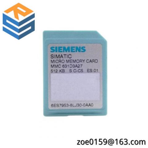 Siemens 6ES7 953-8LJ30-0AA0 Memory Card for Industrial Control Systems