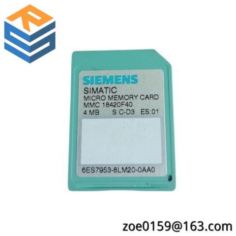 Siemens Micro Memory Card 6ES7 953-8LM20-0AA0: Industrial Control System Module