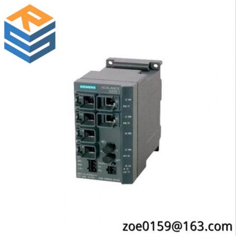 SIEMENS SCALANCE X206-1 Industrial Ethernet Switch, 6GK5206-1BB10-2AA3