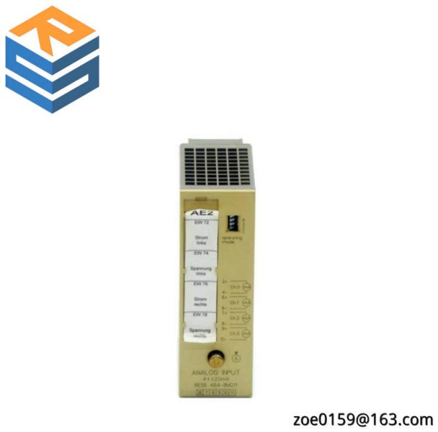 SIEMENS SIMATIC S5 464 Analog Input Module 8MF21, High-Performance Control Solutions