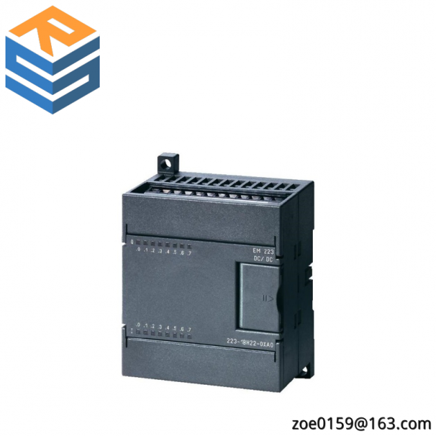 SIEMENS 6ES7223-1BH22-0XA0 Digital Input Output Module, 8DI/8DO, 24V DC, 0.75A