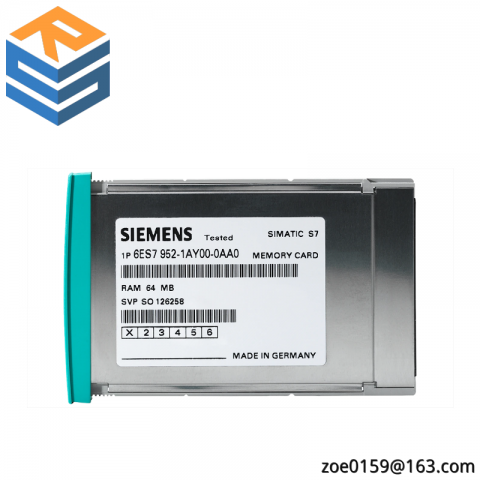 SIEMENS 6ES7952-1KL00-0AA0 Memory Card: Industrial Control Module