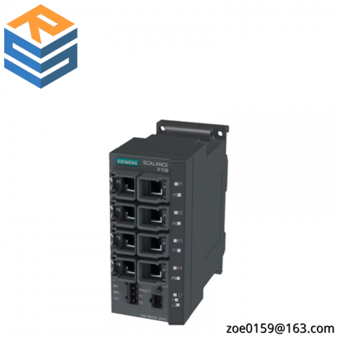 SIEMENS SCALANCE X108, 6GK5108-0BA00-2AA3, Industrial Ethernet Switch