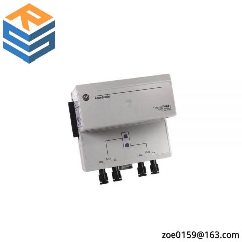 Allen-Bradley 1786-RPFM Dual Fiber Optic Channel, ControlNet, Industrial Automation