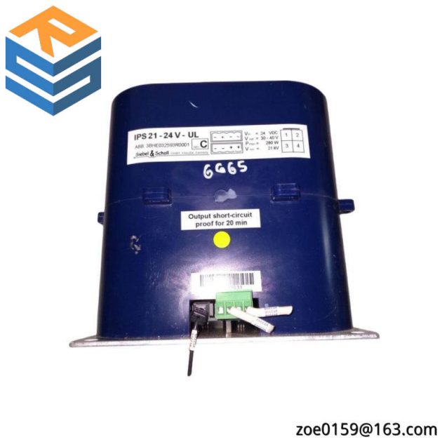 ABB 3BHE032593R0001 Isolated Power Supply - High Efficiency, Reliable Power Management Solution