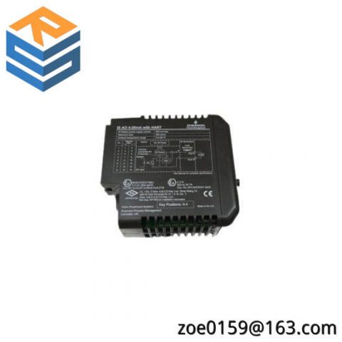 EMERSON KJ3102X1-BE1, 12P2703X052, HART 8 Channel Control Module