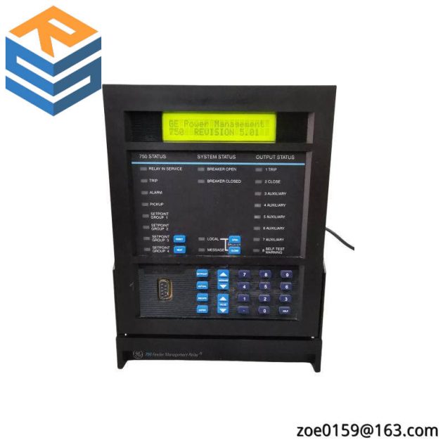 GE 750-P5-G5-D5-HI-A20-R Feeder Management Relay, Industrial Control Solution