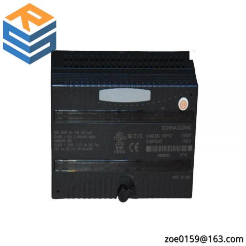 GE IC200ALG264E: Advanced Current Analog Input Module for Industrial Automation
