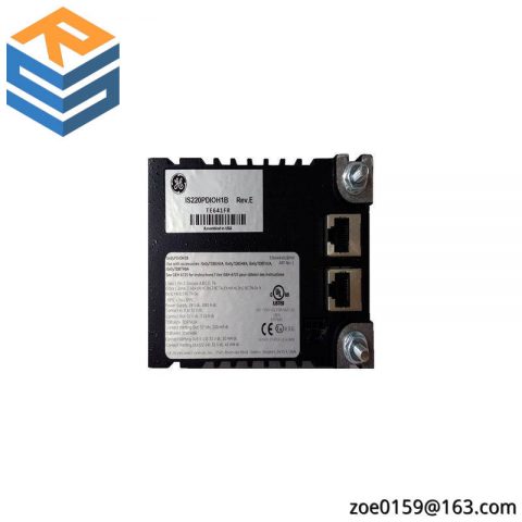 GE IS220PSVOH1A REV E: Advanced Servo Control Pack for Industrial Turbine Operations