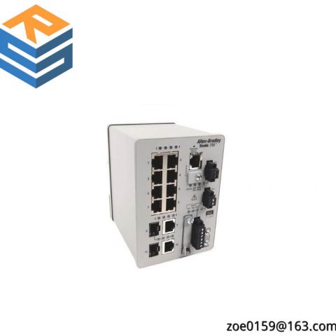 AB Electronics 1783-BMS10CA 8 Copper 10/100 Port Industrial Ethernet Switch