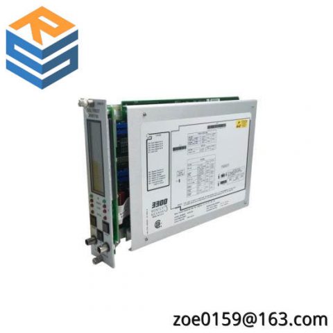 Bently Nevada 3300/20 Dual Thrust Monitor; Manufacturer: bently-nevada