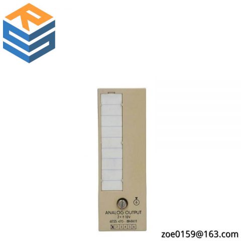 SIEMENS 6ES5470-8MA11 Analog Output Module for Industrial Automation