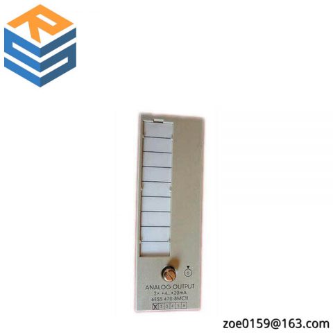 SIEMENS 6ES5470-8MC11 Analog Output Module - Precision Control for Industrial Automation