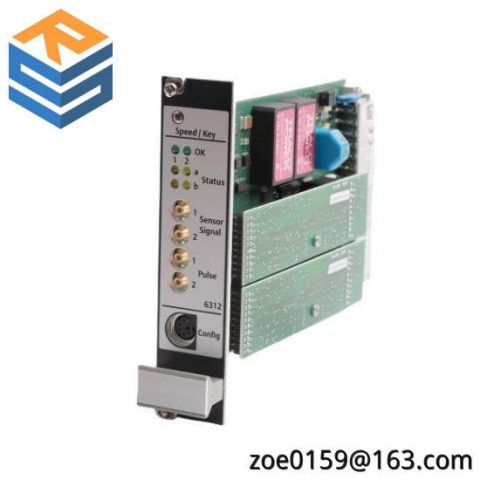 Emerson A6312 Dual Channel Speed/Key Monitor