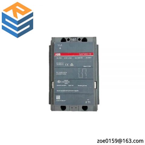 ABB GAF 460-10-11 Dc Contactors: Reliable Control Solutions for Industrial Applications