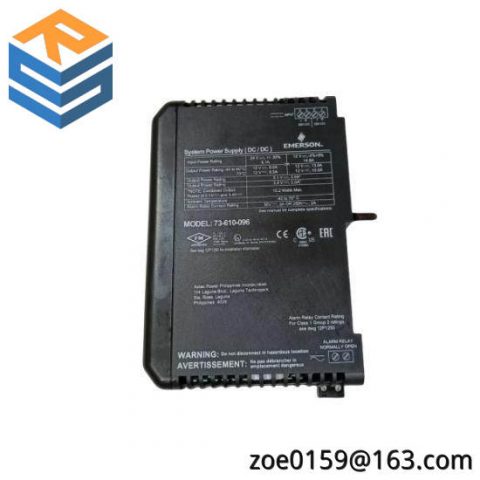 Emerson DeltaV KJ1501X1-BC3 Power Supply, High-Efficiency, Compact Design