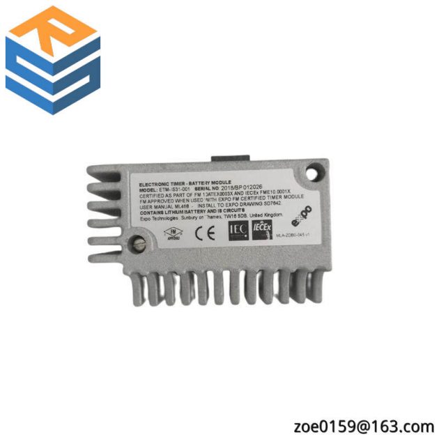 Expo ETM-IS31-001 Battery Module: High-Power Solution for Industrial Controls