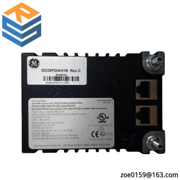 GE IS220PDIAH1B Mark VIe I/O Pack for Industrial Automation