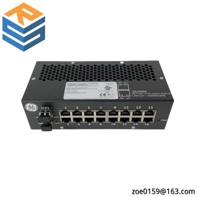 GE IS420ESWBH2A - Industrial Ethernet Switch for Mark VIe System