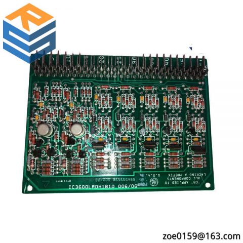 GE IC3600LRDH1B1D: Advanced Relay Driver Card for Scalable Control Systems