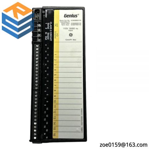 GE Industrial Control Solutions: IC660BBD110 Discrete Input Block