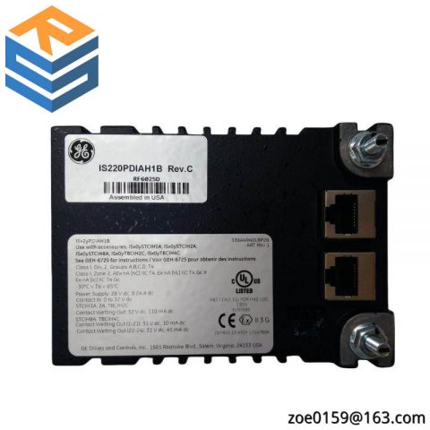 GE IS220PDIAH1B Excitation Control System