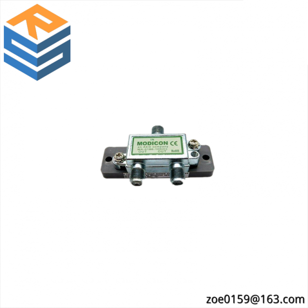 Schneider MODICON MA0186100 Coaxial Cable Splitter, Industrial Automation Accessories